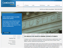 Tablet Screenshot of candappalaw.com